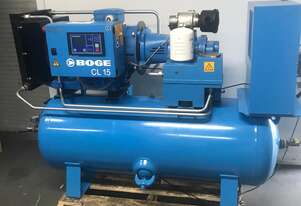 BOGE C15L As new fully serviced fully featured screw compressor