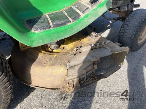 caption 2021 John Deere X350 Ride On Mower