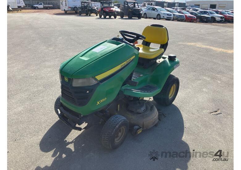 caption 2021 John Deere X350 Ride On Mower
