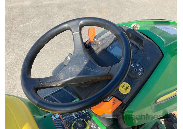 caption 2021 John Deere X350 Ride On Mower