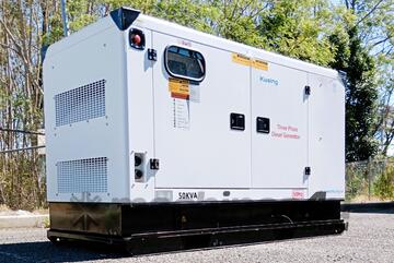 50kVA 4 Pole Brushless Isuzu Powered Diesel Generator 415V