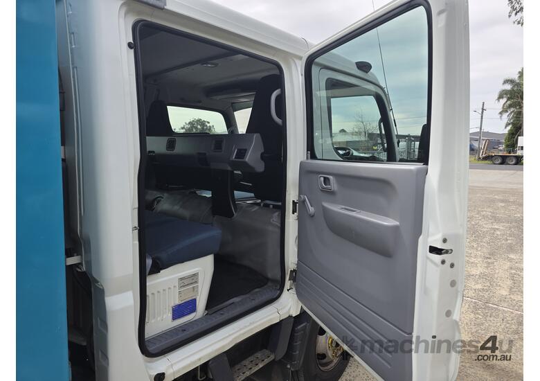 caption 2016 Fuso Canter 815 4x2 Dual Cab Tipper w/Crane (Council Asset)