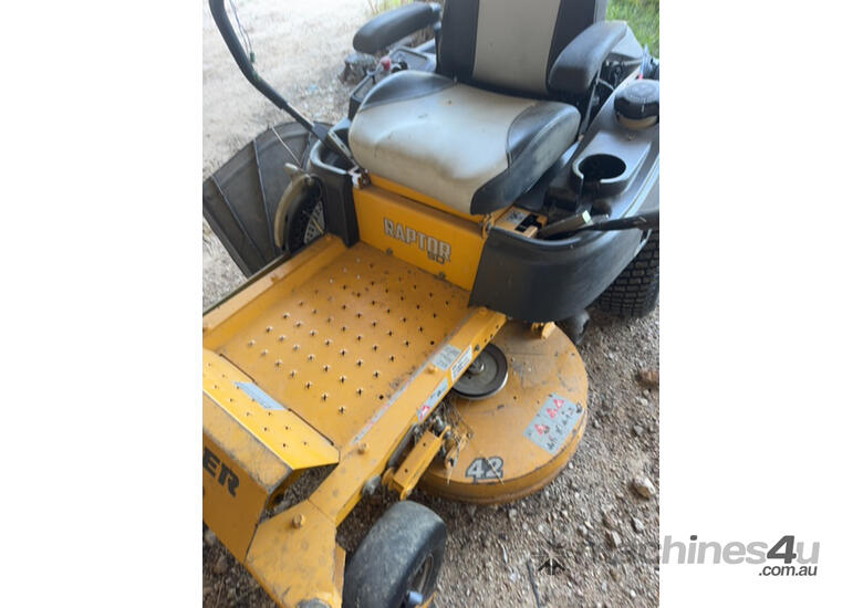 caption Hustler raptor 42 inch cut Good Mower