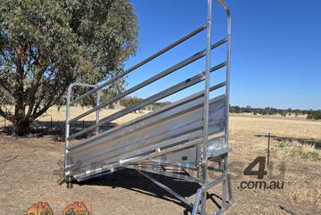 (9209)   Solid Steel Cattle Loading Ramp (Euroa, VIC)