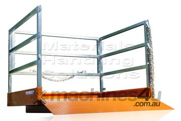 Forklift Goods Cage with ramp