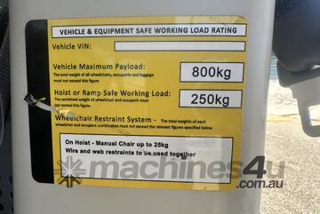 2016 Toyota Hiace Petrol with Wheelchair Lift