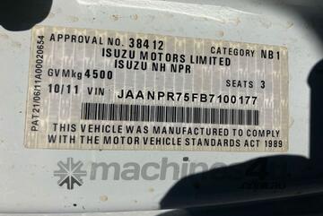 Isuzu 2011   NPR200 Tipper