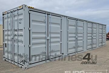 2026 40HQ Storage Container, One Side Multi-Door,4 Doors