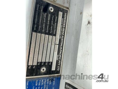 2018 Mercedes Benz Actros 2663 Prime Mover