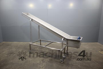 Stainless Steel Slide Chute 415mm Wide