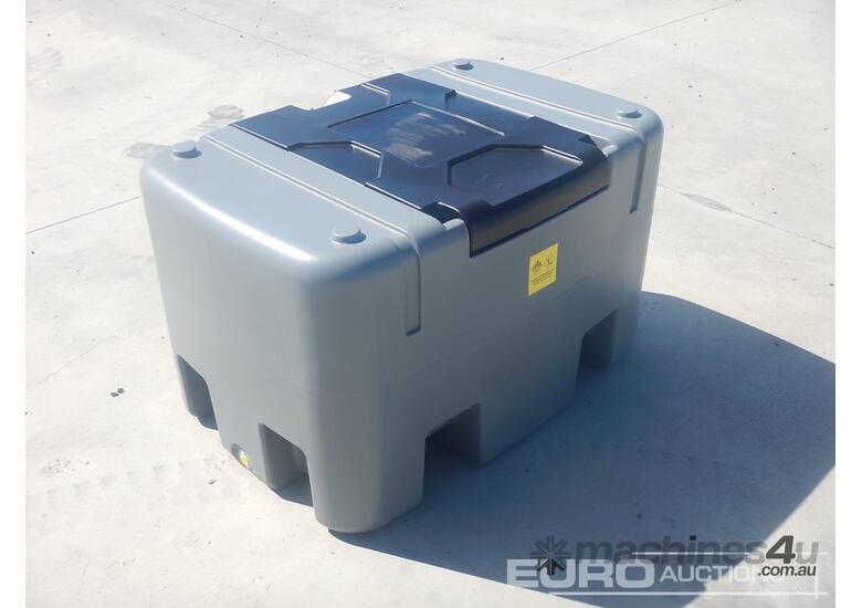 Unused Combo 400 Litre Diesel Tank, 12 Volt Pump, Triggered Nozzle & Hose 