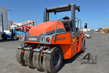 2018 HAMM GRW280-10 10T MULTIWHEEL ROLLER WITH 100 HOURS IN EXCELLENT CONDITION