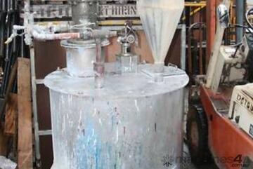 Recirculation paint pot tank vessel reactor system