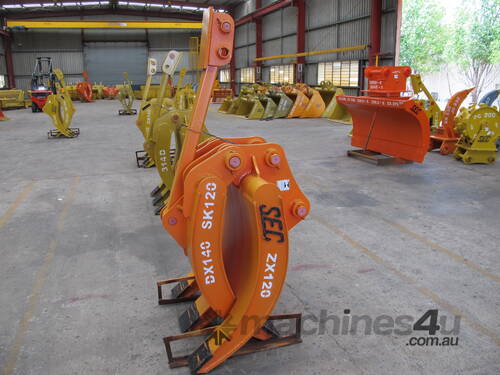 SEC 12-15 tonne Mechanical Grapple ZX120 / ZX135