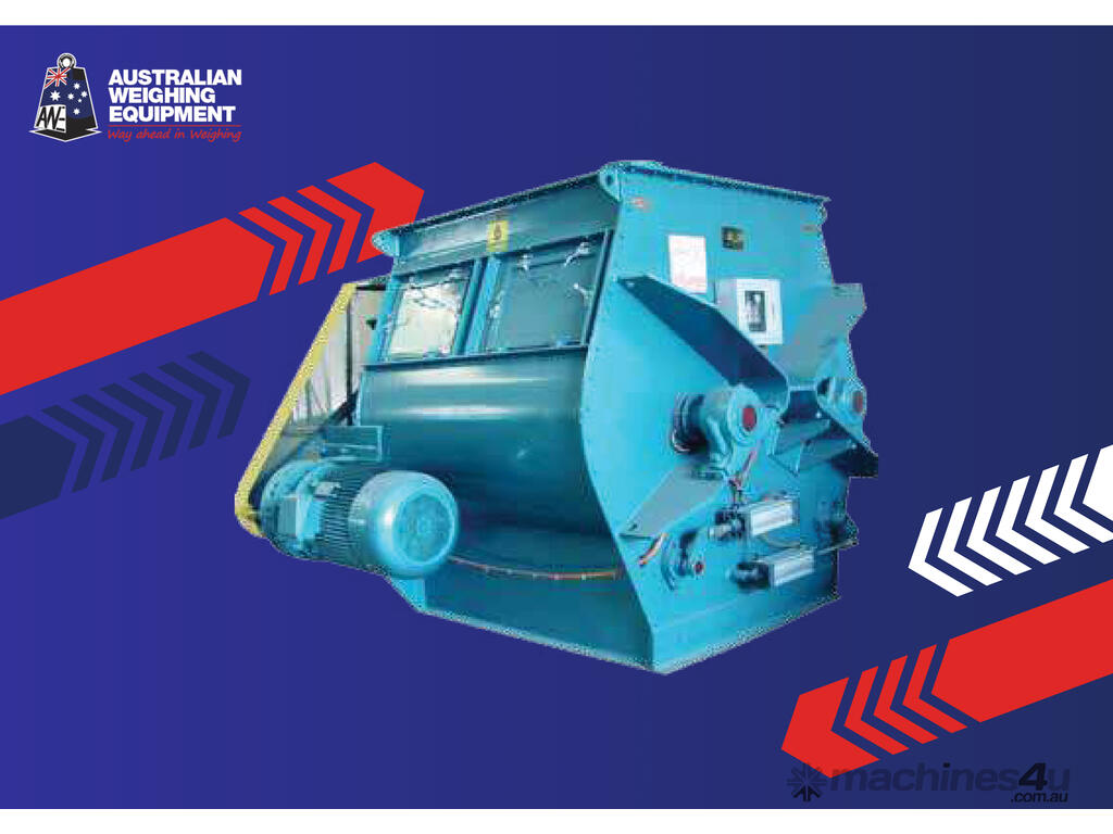 New Australian Weighing Equipment Paddle Mixer High Output Large Scale