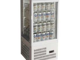 F.E.D. TCBD78W Four-Sided White Countertop Display Fridge - picture0' - Click to enlarge