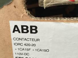 ABB CONTACTOR IORC 420-20 Magnetic 2 Pole DC #G - picture1' - Click to enlarge