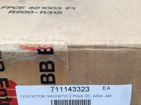 ABB CONTACTOR IORC 420-20 Magnetic 2 Pole DC #G - picture2' - Click to enlarge