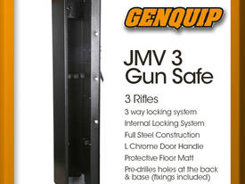 JMV 3 Gun Safe Rifle Firearm Storage Lock Box  - picture0' - Click to enlarge
