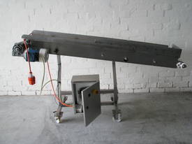 Stainless Steel Motorised Conveyor - 1.6m long - picture0' - Click to enlarge