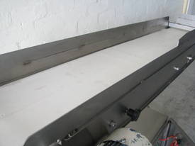 Stainless Steel Motorised Conveyor - 1.6m long - picture1' - Click to enlarge