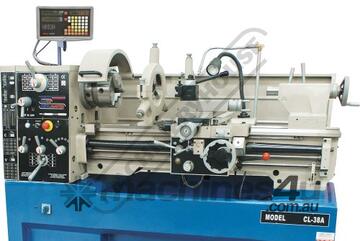 CL-38A Centre Lathe 410 x 1000mm Turning Capacity - 52mm Spindle Bore Includes Digital Readout Sys