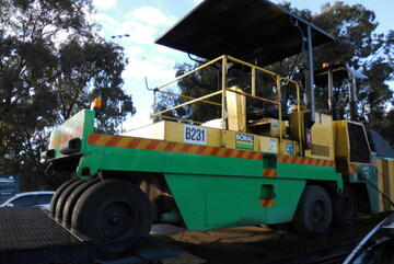 Ingersoll Rand PT-125 multi tyred roller ,