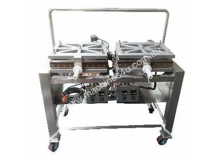 Used German Design Laboratory Wafer Press Twin plate Heating Plate in