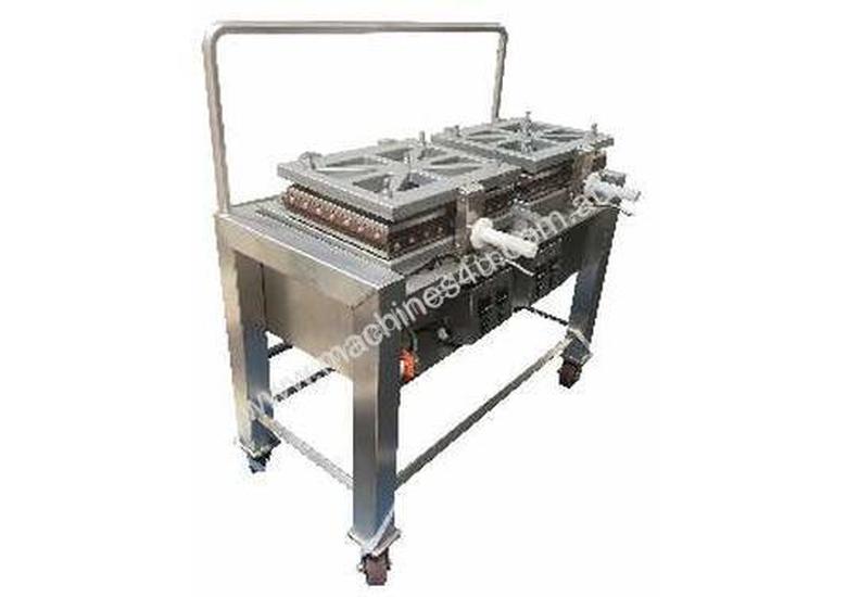 Used German Design Laboratory Wafer Press Twin plate Heating Plate in