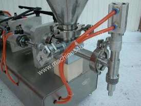 Rotary Valve Piston Filler with Hopper - picture1' - Click to enlarge