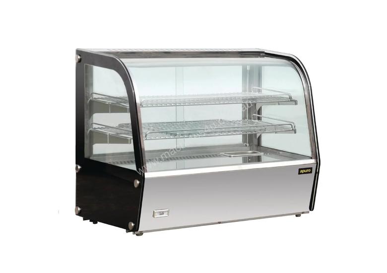 New Apuro Apuro Gc876 A Heated Countertop Display Cabinet 120ltr