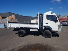 Fuso Canter 4x4 Tipper with Crane - Low kms  - picture1' - Click to enlarge