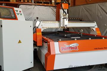 2in1 Panther 1325  CNC Plasma Table with Router head Function