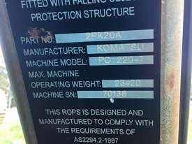 ROPS protection suit Komatsu PC220-7 - picture1' - Click to enlarge