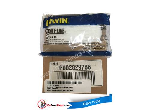 Chalk Line Replacement Polyester String Line 100'' Irwin Tools Box of 6