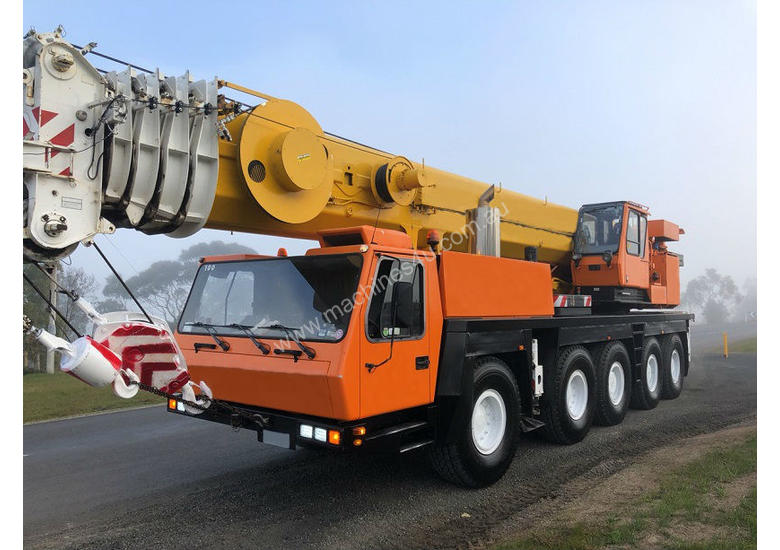 caption 2004 GROVE GMK 5100 ALL TERRAIN CRANE