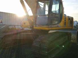 Excavator Komatsu PC220 LC wide track - picture0' - Click to enlarge
