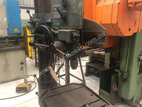Used Arboga ER835 Radial Arm Drilling Machine. 500mm reach, 100-2000rpm. Made in Sweden