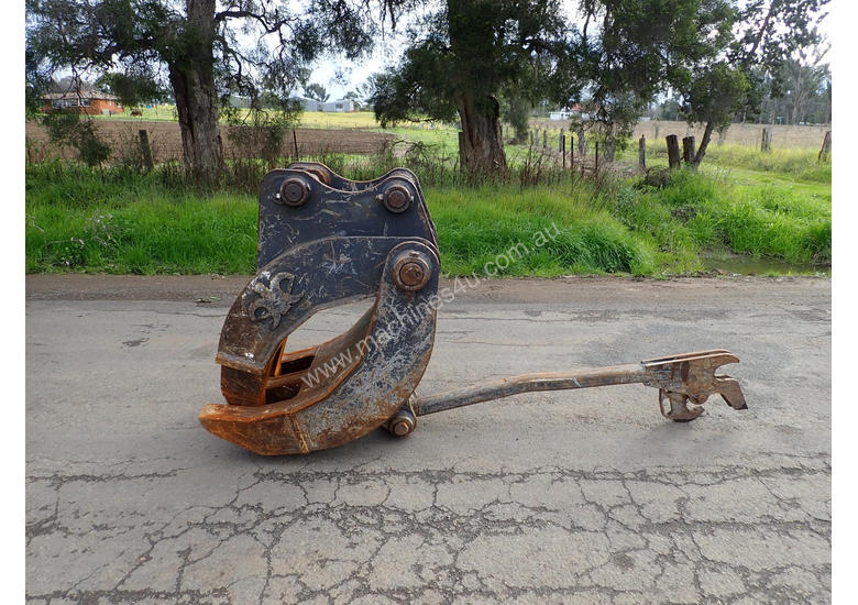 caption EARTHMOVING INDUSTRY ENGINEERING 5 FINGER EXCAVATOR GRAB GRAPPLE SUIT APPROX 10-20T MACHINE CATERPIL