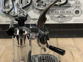 LA PAVONI STRADIVARI PROFI LUSSO 1 GROUP BRAND NEW STAINLESS STEEL ESPRESSO COFFEE MACHINE   - picture1' - Click to enlarge