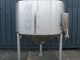 Austenitic Stainless Steel Jacketed Aseptic Vacuum Cooking Tank - 1500L - picture0' - Click to enlarge