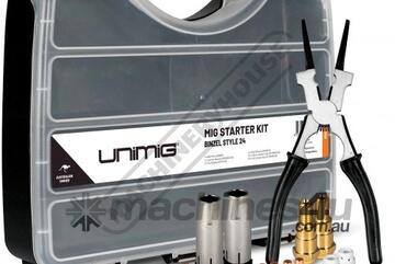 UMSK24 SB24 Mig Torch Consumable Pack Suits SB24 Mig Torch Includes Tips, Tip Holders, Nozzles, Gas