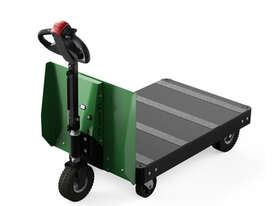 Battery Electric Platform Trolley, Deck 800x1200mm, 500kg Capacity , Direct Steering - picture0' - Click to enlarge