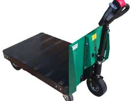 Battery Electric Platform Trolley, Deck 800x1200mm, 500kg Capacity , Direct Steering - picture1' - Click to enlarge