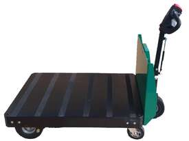 Battery Electric Platform Trolley, Deck 800x1200mm, 500kg Capacity , Direct Steering - picture2' - Click to enlarge