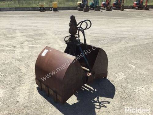Circa 2010 Palfinger 450 G-59 900mm Hydralic Clam Shell Bucket Attachment To Suit Crane N/V