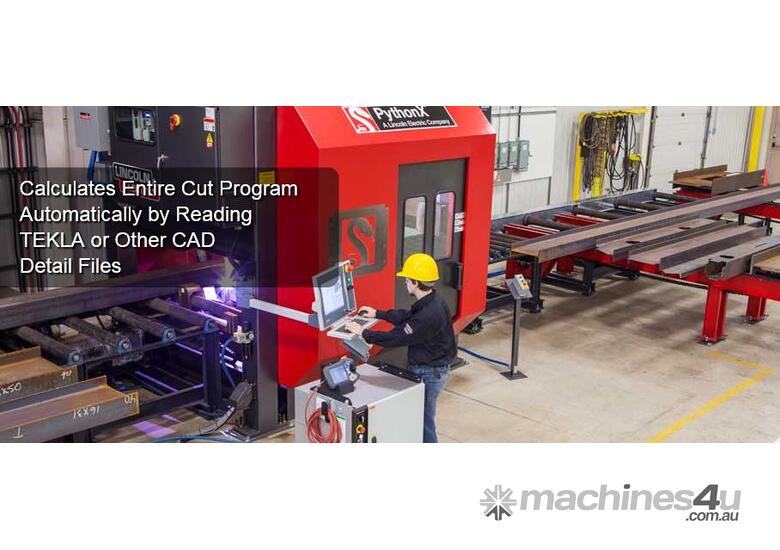 New 2017 pythonx PythonX Robotic Beam Processing Line CNC Beam Line ...