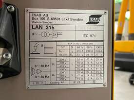 ESAB - LAN 315 Welding machine - picture1' - Click to enlarge