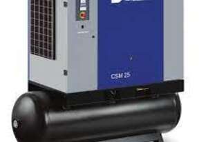 EUROPEAN MANUFACTURED CECCATO - 25hp / 18.5kW rotary screw air compressor with tank, dryer & filters