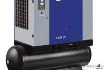 EUROPEAN MANUFACTURED CECCATO - 25hp / 18.5kW rotary screw air compressor with tank, dryer & filters